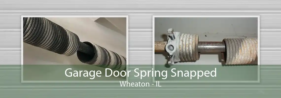 Garage Door Spring Snapped Wheaton - IL