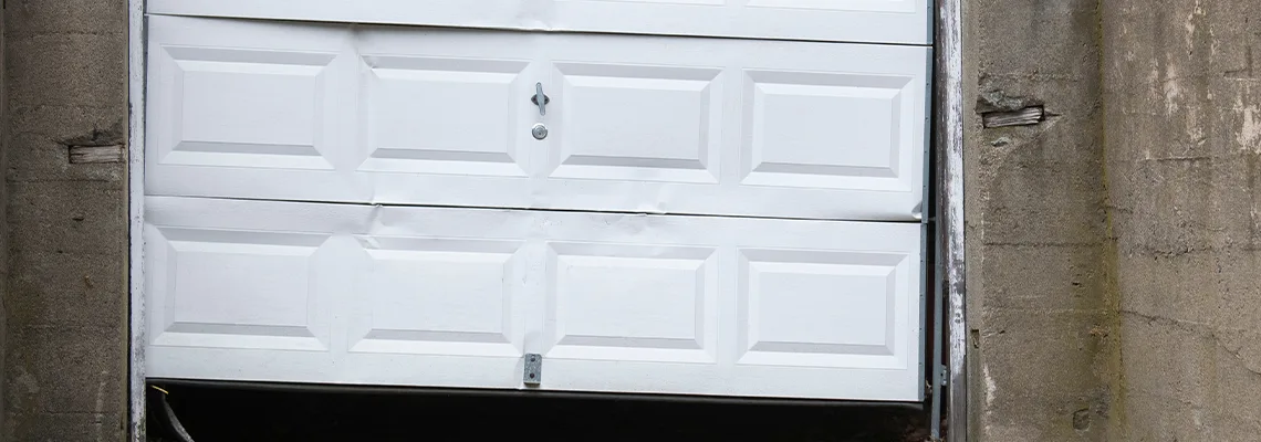 Garage Door Got Hit By A Car Dent Removal in Wheaton, IL